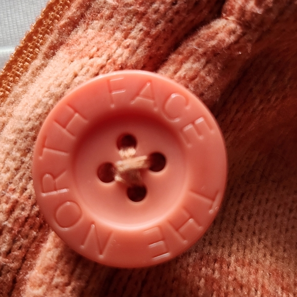 North Face Women's Crescent Sunshine Hoodie Button Up Sweater Pullover Size M - Picture 8 of 14